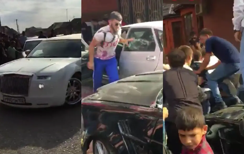 Spanningen lopen een beetje op tijdens trouwerij