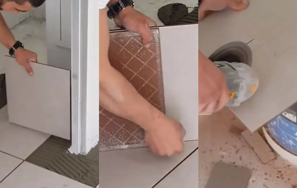 Tegelzetter laat even zien hoe het moet