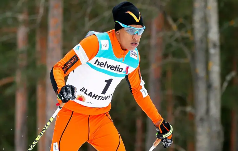 Adrian Solano de Venezolaanse cross country skiër