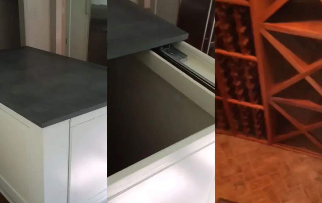 Verborgen wijnkelder heeft wel wat