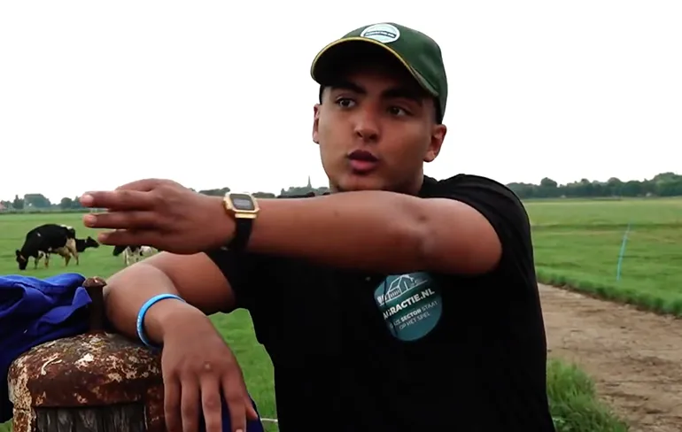 22-jarige Ayoub uit Amsterdam verwezenlijkt droom en wordt boer