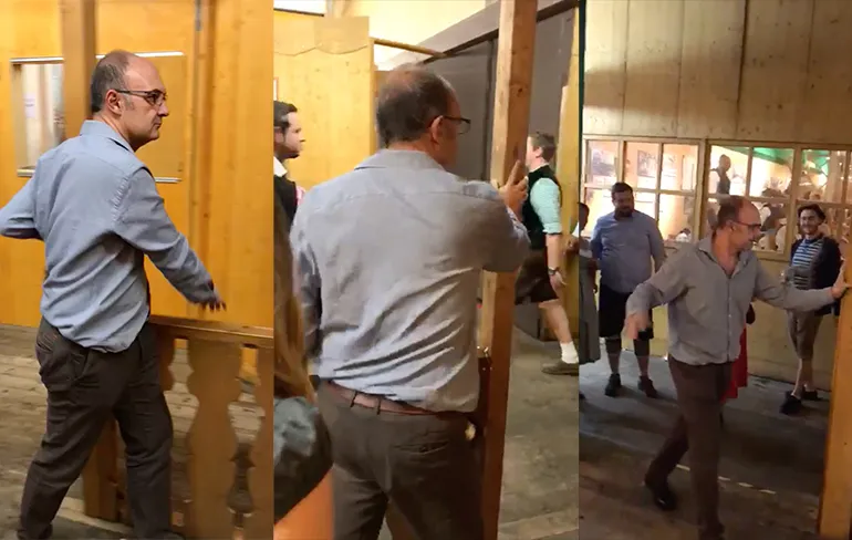 4 liter bier op Oktoberfest in Munchen hakt er aardig in!