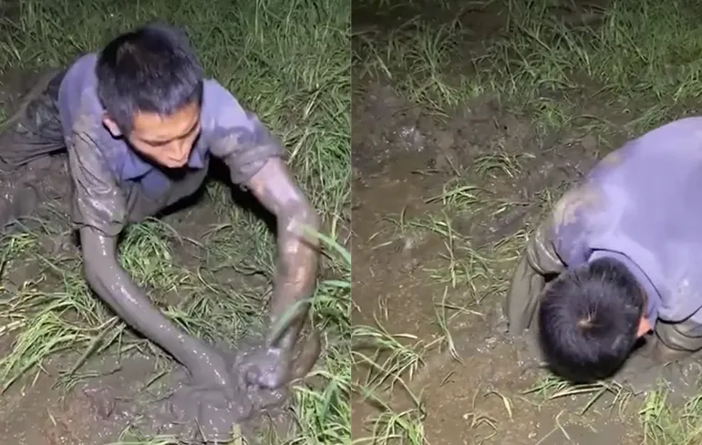 Aal in de modder vangen doe je zo