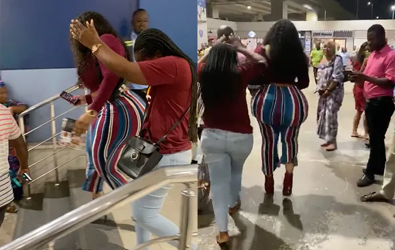 Achterwerk van vrouw is toch wel een enorme blikvanger