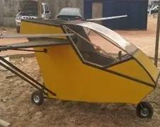 Afrikaans vliegtuig kiest het ruime sop