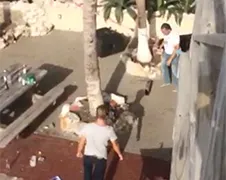 Afscheidsfeestje klein beetje uit de hand gelopen op Curaçao...