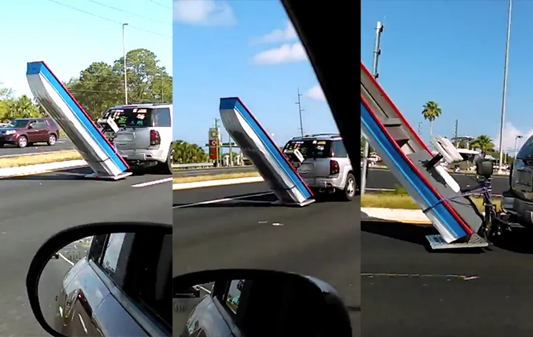 Als een man wil vissen dan kan niets hem stoppen!