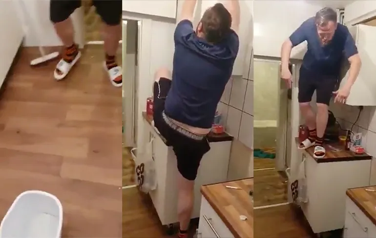 Als het feestje door gaat, maar verfrissende duik is geen goed idee