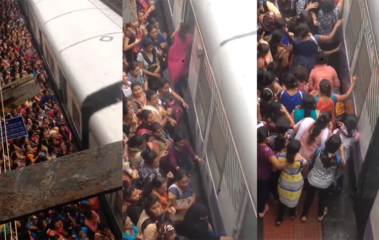 Als vrouw met de trein mee in Mumbai? Veel succes!