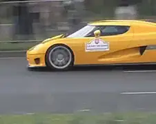 Andere hoek Koenigsegg CCX crash Gran Turismo Polonia