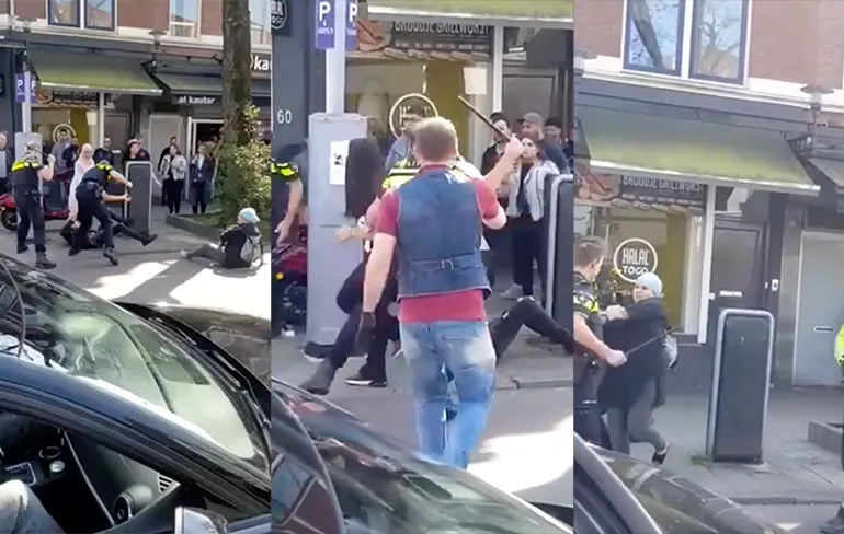 Arrestatie in Utrechtse wijk Lombok loopt gezellig uit de hand