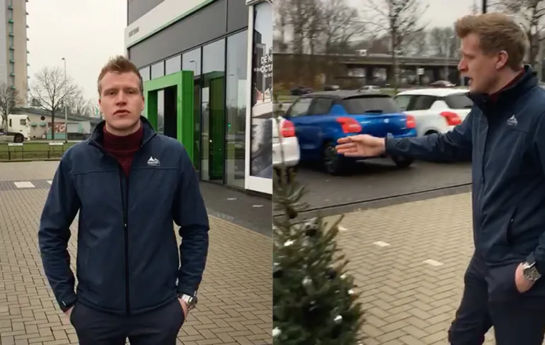 Autohandelaar is ook gewoon open: Koop een kerstboom krijg er een auto bij