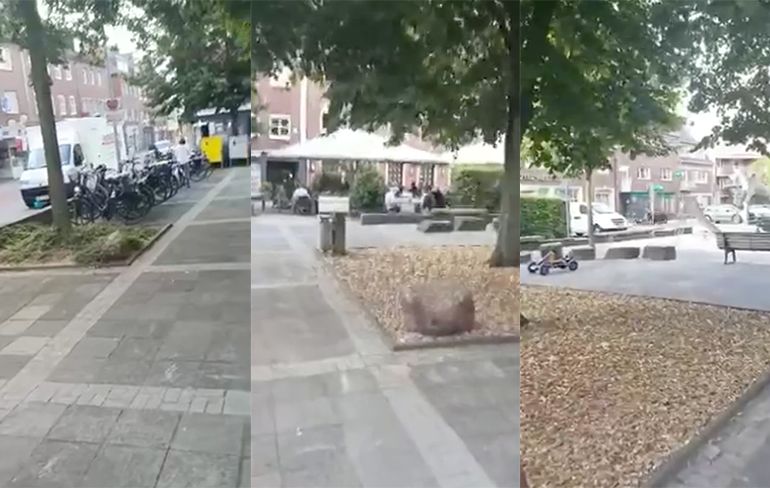 Automobilist in Duitse Coesfeld rijdt door terras van restaurant heen