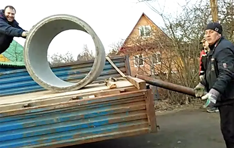 Baas, die cilinder van beton had je echt vandaag nodig?