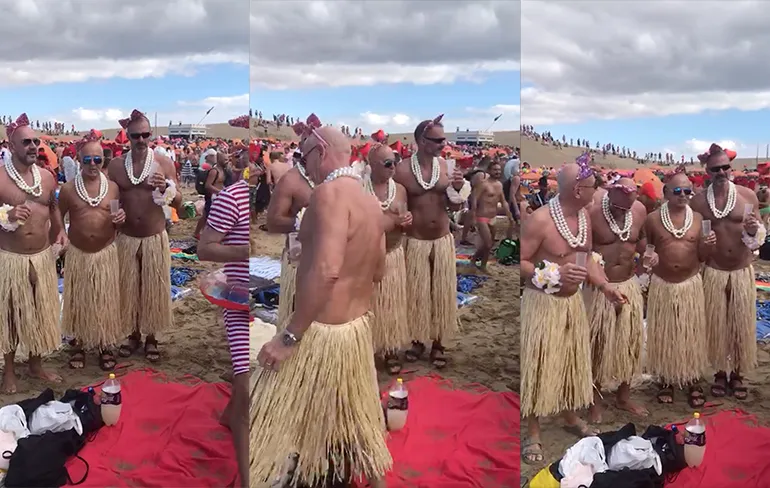 BAM! Alleen een rieten rokje en je hebt een outfit voor carnaval