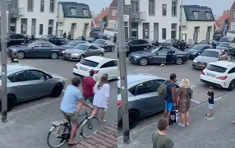 Beelden opgedoken 2 aanhoudingen in Zandvoort voor doodschieten Bas van Wijk