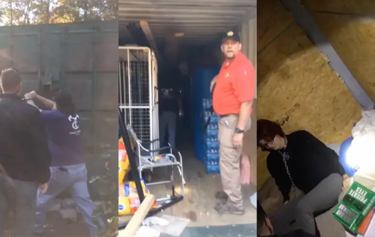 Beelden van bevrijding Kala Brown van seriemoordenaar Todd Kohlhepp
