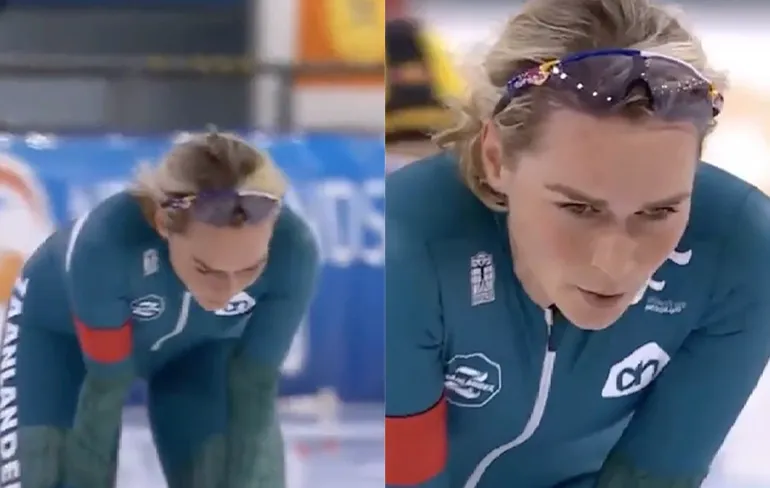 Beelden van schaatster Irene Schouten gaan rond en wij snappen wel waarom