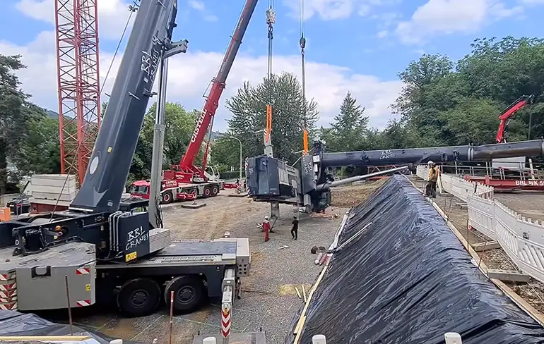 Beschermengel doet zijn werk tijdens ongeluk met kraan in Duitse Boppard