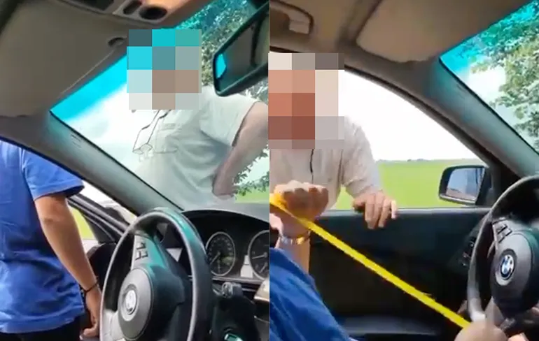 Bewoners van dijk niet helemaal blij met auto's van toertocht