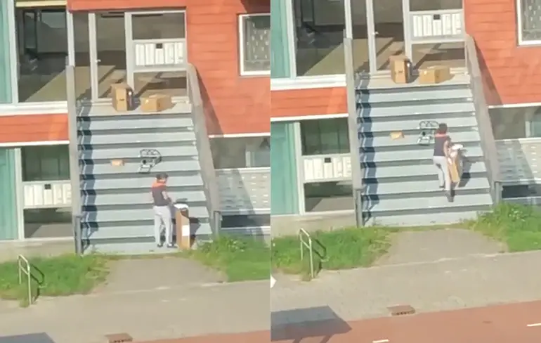 Bezorger in Pijnacker heeft er zin in