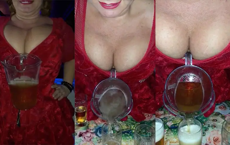 Biertje met uitzicht: Inschenken kan dus ook zo