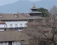 Bizarre video moment voor aardbeving Kathmandu