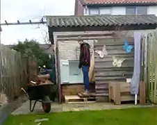 Blaas eens een koelkast op met een vlinder