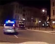 BMW M3 pest politie in Warschau