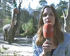 BNN radio verslaggeefster wordt onder gekakt!