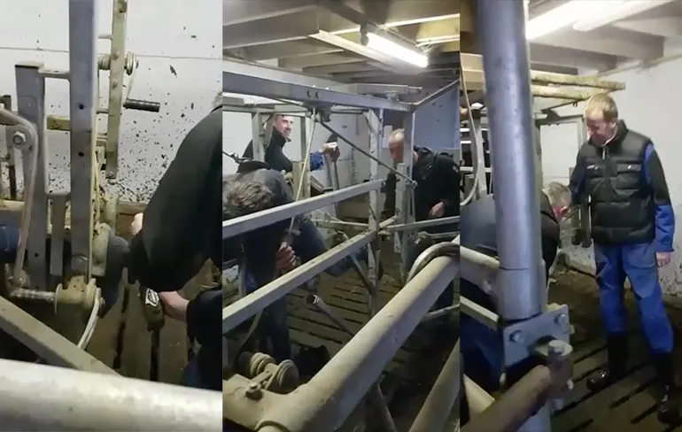 Boertjes halen gips er zelf wel af