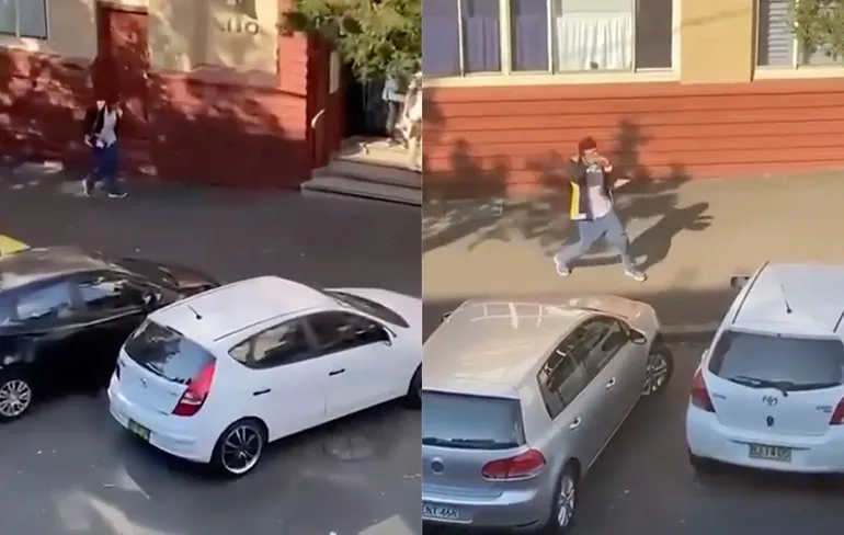 Boze "Rage Against the Machine" Aussie voorzien van muziek