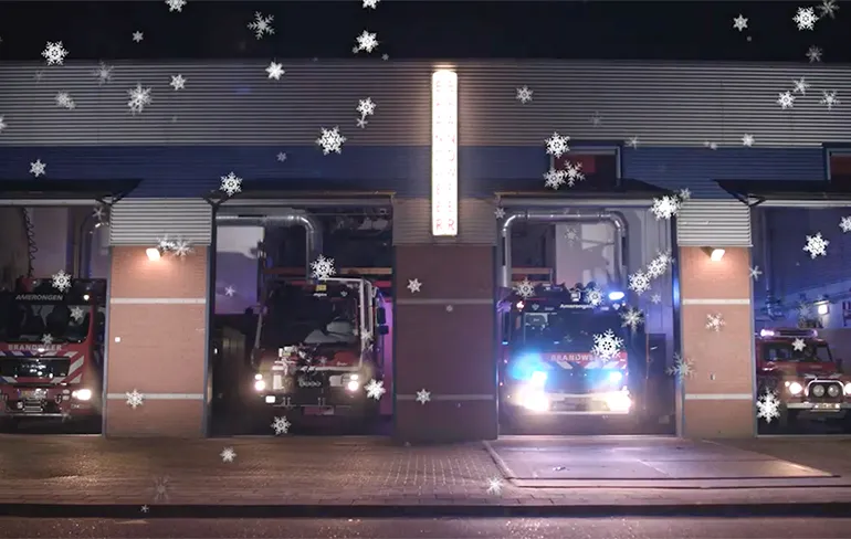 Brandweer Amerongen wenst je prettige feestdagen