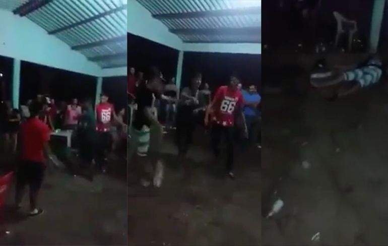Braziliaanse man deelt Flying Kick uit, ontvanger dood