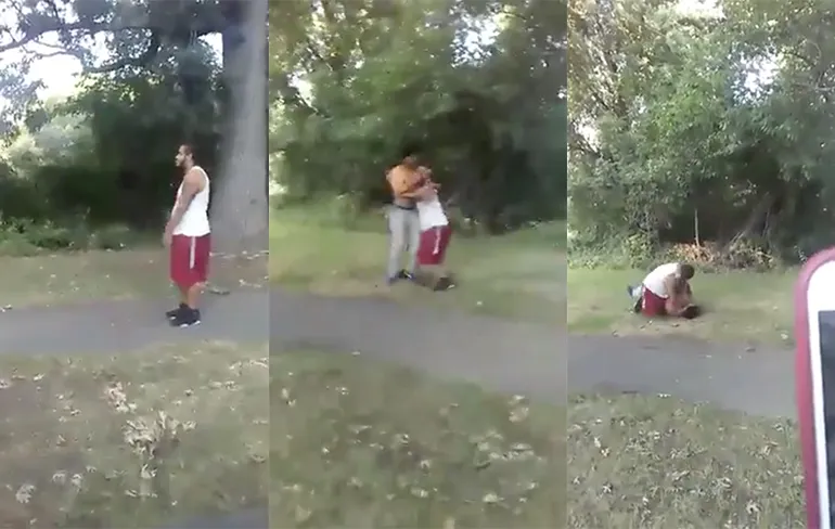 Broer sloopt kerel die zijn zusje probeerde te verkrachten...