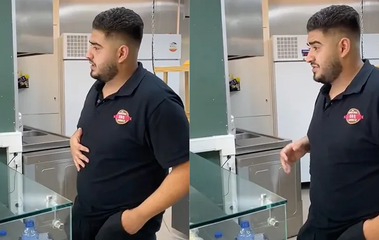 Burgerbakker Ammar Bozoglu maakt bezoek snackbar nog leuker met Hazes