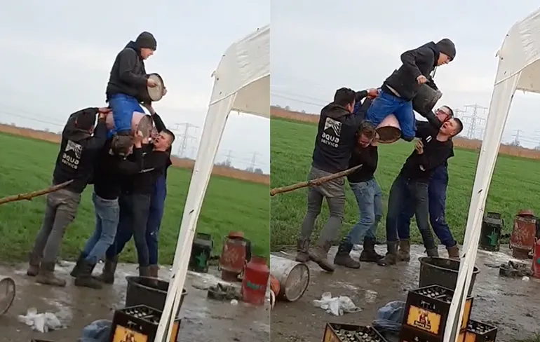 Carbidschieten met hele korte duikvakantie