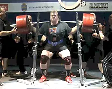 Carl Yngvar Christensen squat 475 kilo