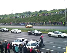 Chauffeur Koenigsegg CCX verliest controle tijdens Gran Turismo Polonia