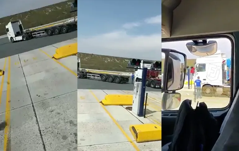 Chauffeur piept voor in haven Antwerpen, andere chauffeur klapt met hamer