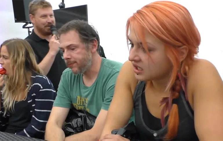 Chilli Eating Contest op Bath Chilli Festival 2015