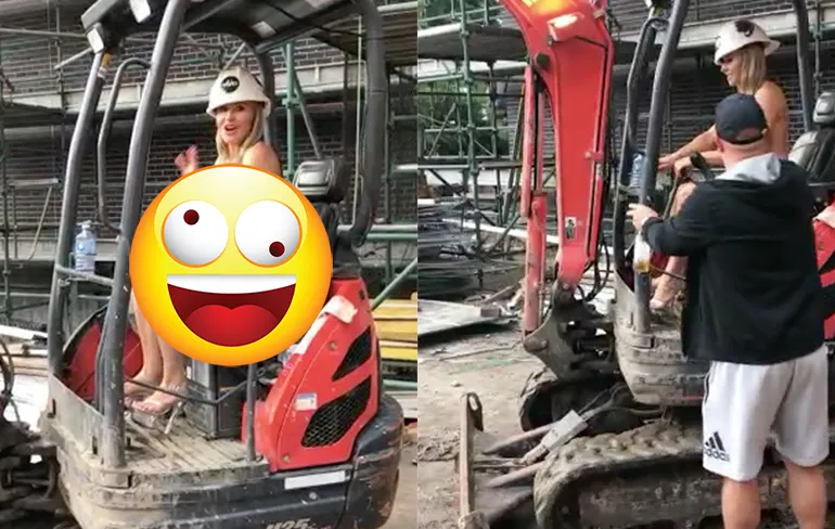 Collega bouwvakkers zullen deze outfit zeker waarderen