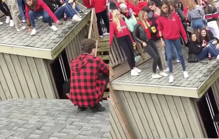 College studente moet misschien toch even naar haar neus laten kijken