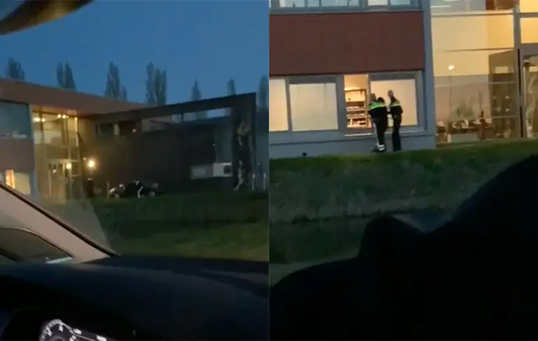 Dag 7 quarantaine: Vrouw probeert auto in politiebureau Bolsward te parkeren
