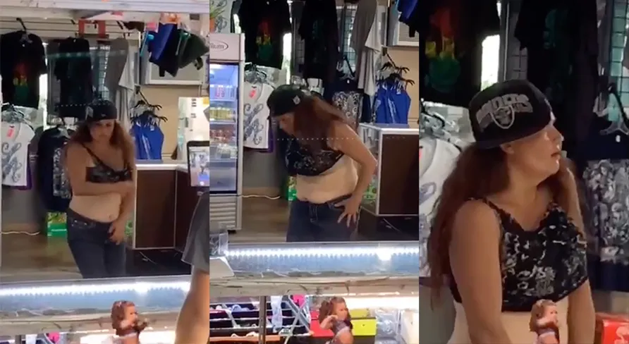 Dame zo knetter dat ze alleen maar kan dansen