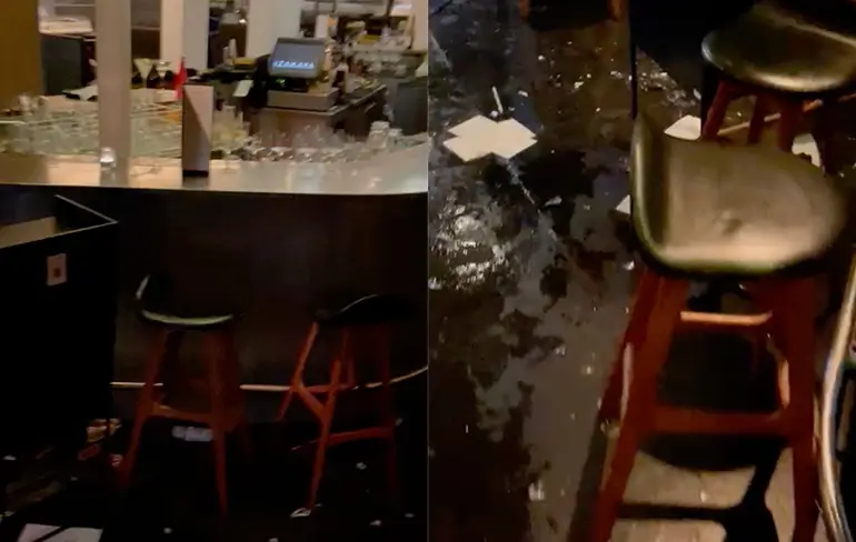 Dat is een flinke matpartij geweest in bekend Amsterdams restaurant