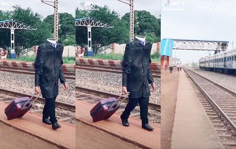 Dat zijn geen grappen meer: Lichaam en hoofd bij treinrails