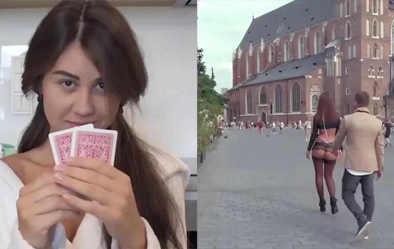 Dat zijn nog eens tegenprestaties voor het verliezen van een potje kaarten