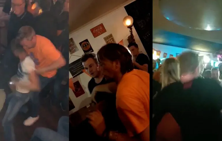 De beelden hoe Rapper Sjors werd aangevallen in Hoogeveen