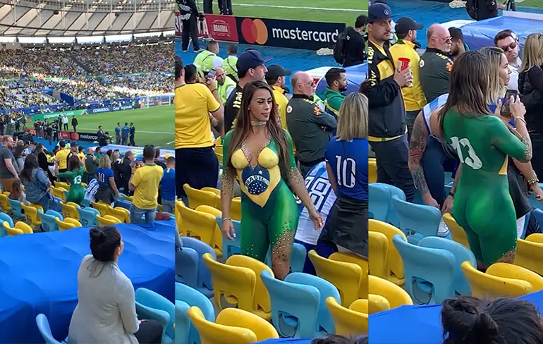De beste fan van het Braziliaanse elftal 2019